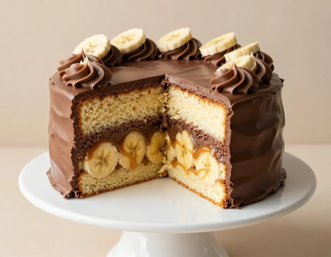 Banoffee cake
