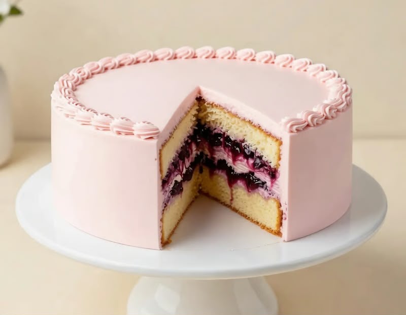 Mix Berry Chantilly cake